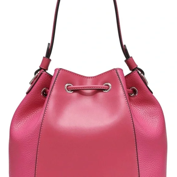 NWT Karl Lagerfeld Pink Bucket Bag - Picture 4 of 5